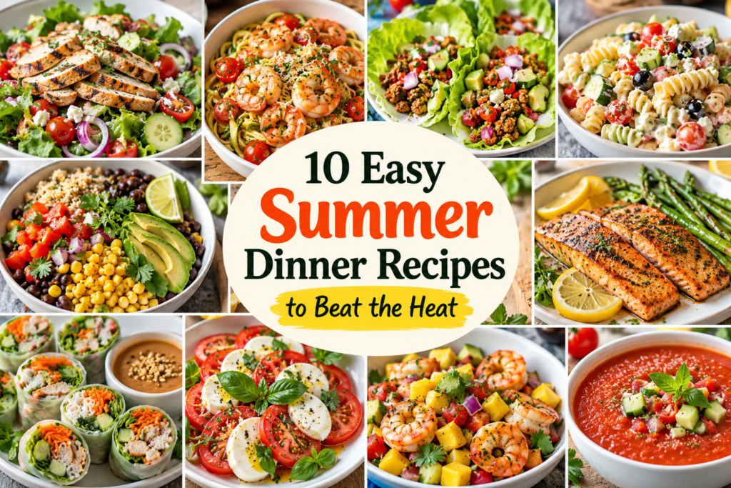 10 Quick and Easy Summer Dinners Packed With Fresh Seasonal Flavors